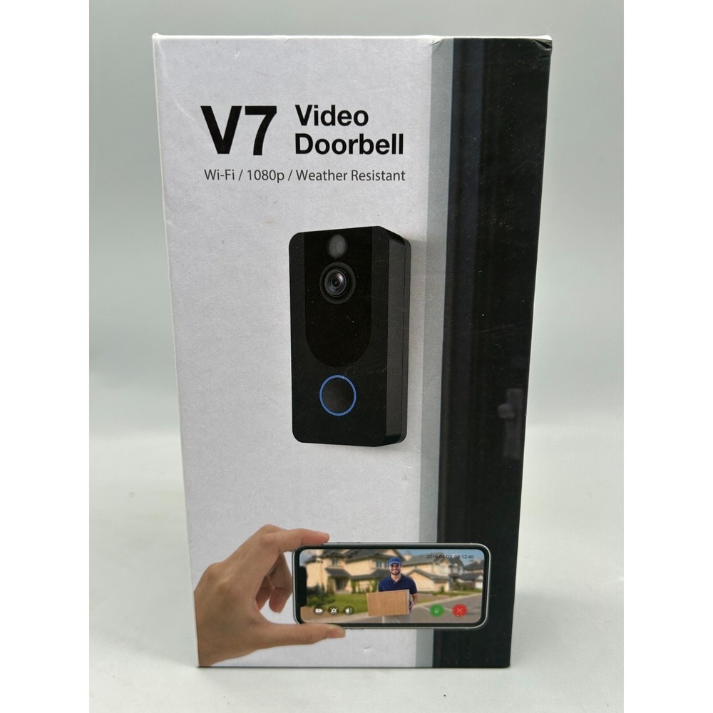 V7 Smart Video Doorbell WiFi 1080P Home Smart Wireless Security Camera Door Bell